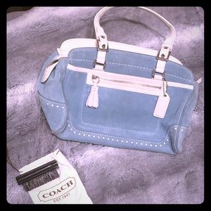 Coach - Suede & Leather Bag